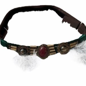 Vintage Stone Velcro Belt by Carolyn Tammer